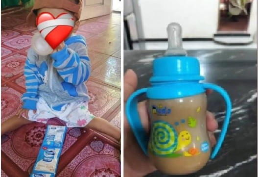 Viral Balita Diberi Susu dan Kopi Setiap Hari, Netizen Geram: Ya Allah Kasihan