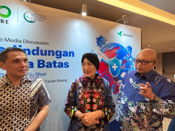 Diskusi kesehatan Diskusi kesehatan soal vaksin influenza trivalen. (Foto: Muhammad Sukardi)