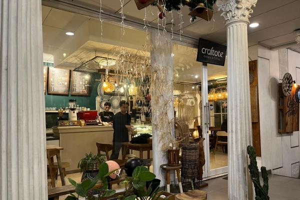 Craftote Gallery & Coffee Craftote Gallery & Coffee. (Foto: Rizky Agustian)