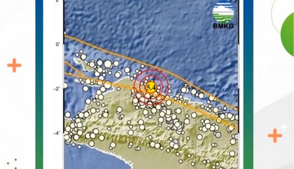 Gempa M5,4 Guncang Sarmi Papua Pagi Ini, Tak Berpotensi Tsunami