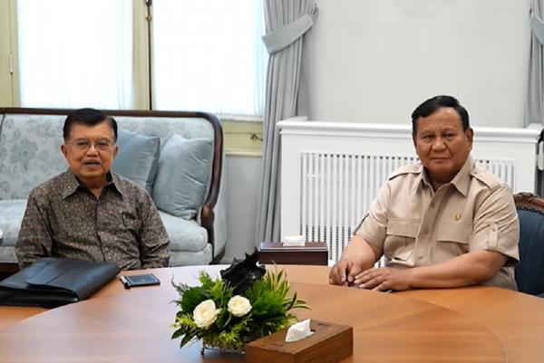 Bertemu Prabowo, Jusuf Kalla Siap Percepat Pembangunan Green Energy
