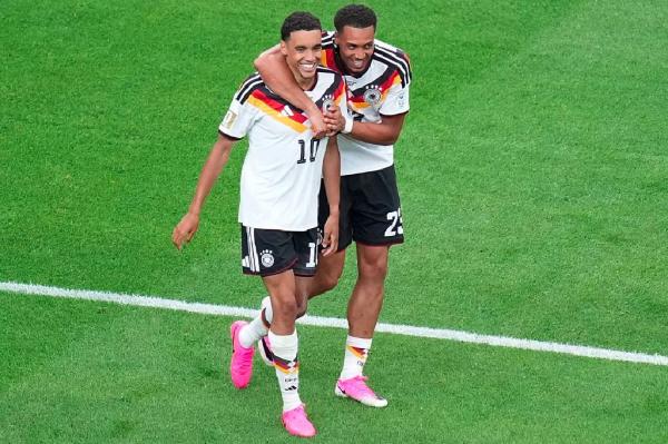 Felix Nmecha Timnas Jerman Felix Nmecha (kanan) menjadi salah satu bintang Timnas Jerman di Piala Dunia 2026. (Foto: Euronews)