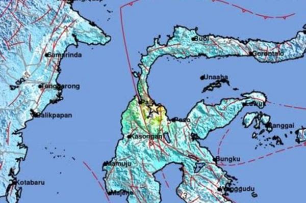 Gempa M6,7 Guncang Palu, BMKG: Dipicu Aktivitas Sesar Aktif