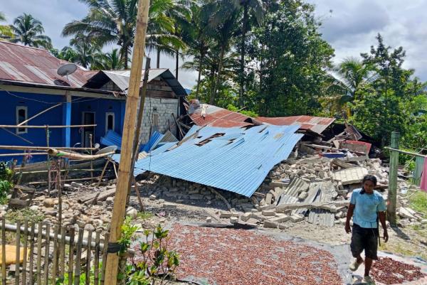 Update Gempa M6,7 Palu Sulteng: 1 Orang Tewas, 312 Warga Terdampak