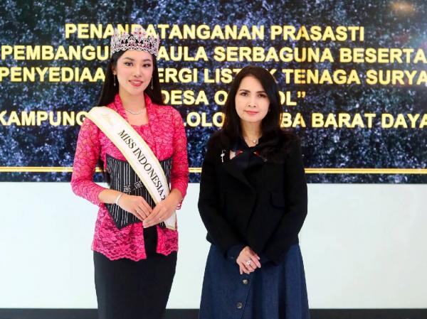 BWAP Miss Indonesia Audrey Bianca Tak Sekadar Terangi Sumba, tapi Bangun Kemandirian