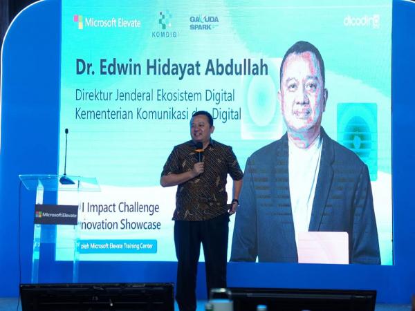 Perwakilan Komdigi Direktur Jenderal Ekosistem Digital Kementerian Komunikasi dan Digital (Komdigi), Edwin Hidayat Abdullah. (Foto: Istimewa)