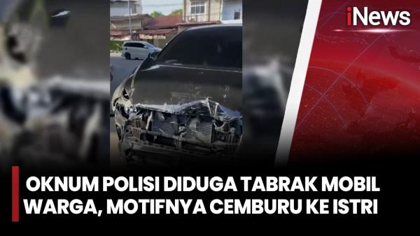 Diduga Cemburu, Oknum Polisi Kejar dan Tabrak Honda CRV Berulang Kali di Medan