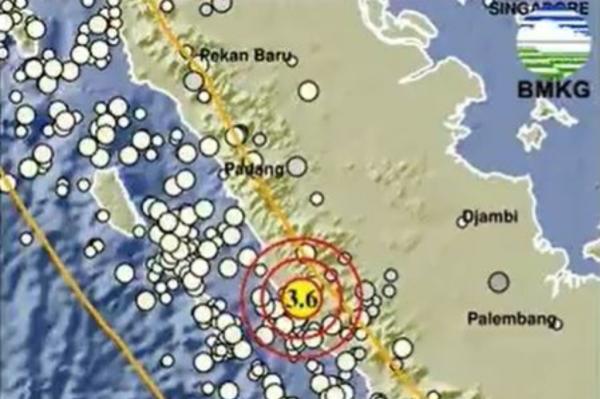 Gempa Magnitudo 3,6 Guncang Mukomuko Bengkulu, Pusat Gempa di Laut Kedalaman 49 Km