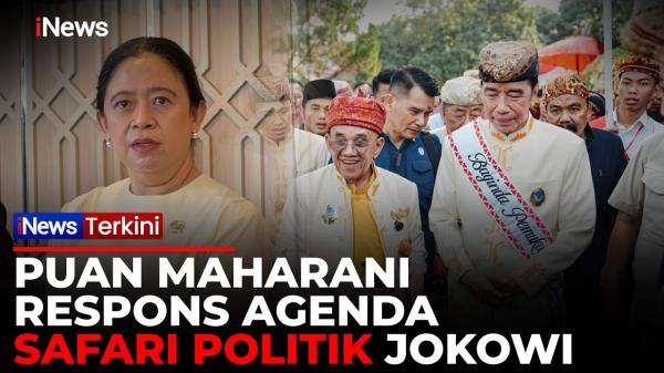 Jokowi Safari Politik Bareng PSI, Puan Maharani: Hak Warga Negara, tapi Jaga Kondusivitas