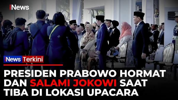 Momen Hangat Prabowo Bertemu Jokowi di Peringatan Hari Bhayangkara ke-80