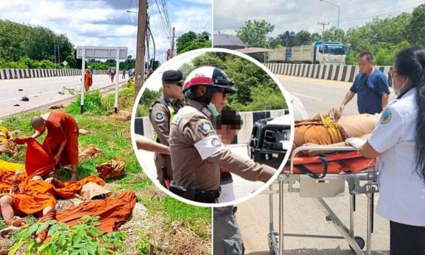 Detik-Detik Truk yang Dikemudikan Bocah 11 Tahun Tabrak Rombongan Biksu, 8 Tewas!