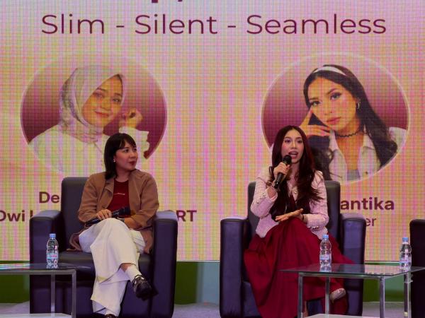 Abel Cantika Momen Abel Cantika bercerita soal pengalaman menyusui anak kedua. (Foto: Istimewa)