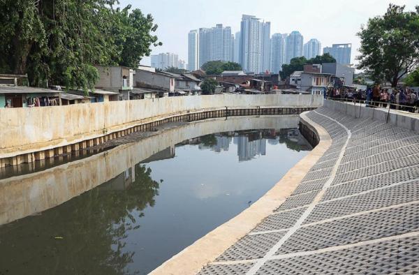 Pramono Puji Penataan Kali Grogol: Jadi Contoh Pengendalian Banjir