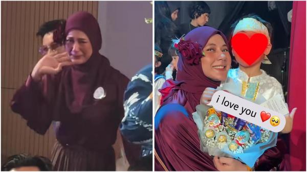 Momen Langka! Baim Wong dan Paula Verhoeven Tampil Bersama di Kelulusan Anak