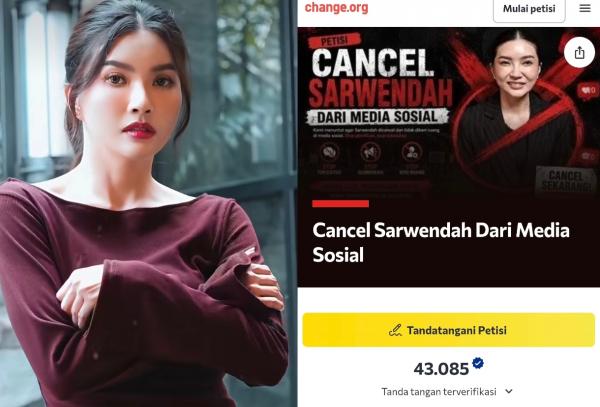 Viral Petisi Cancel Sarwendah, Ditandatangani Puluhan Ribu Orang