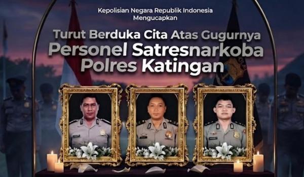3 Polisi Gugur saat Gerebek Narkoba di Katingan Kalteng, DPR: Usut Tuntas!