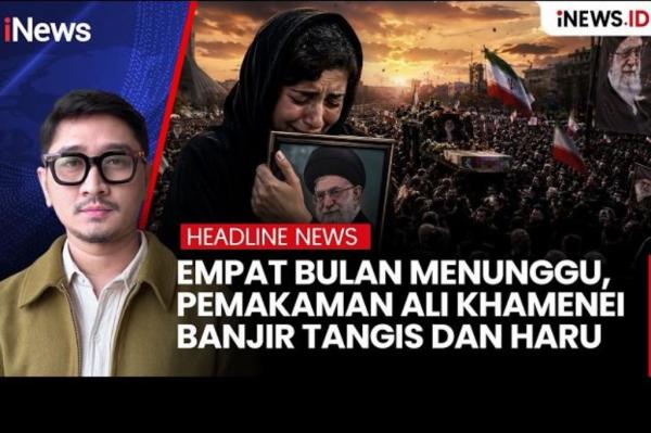 4 Bulan Menunggu, Pemakaman Ali Khamenei Banjir Tangis dan Haru