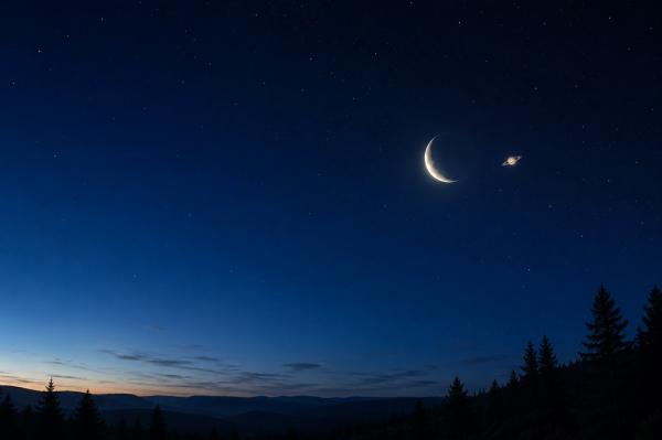 Jangan Lewatkan! Konjungsi Saturnus dan Bulan akan Hiasi Langit, Ini Waktu Terbaik Mengamatinya