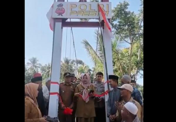 Jembatan Gantung Merah Putih Presisi di Lebak Banten Beroperasi, Mudahkan Akses 2 Desa