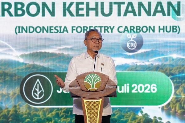 Perdagangan Karbon Kehutanan Dimulai, Zulhas Minta Sektor Lain Menyusul