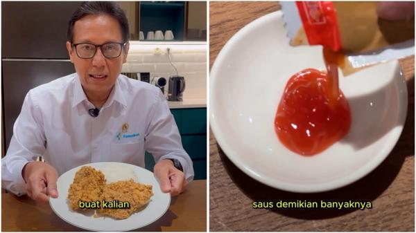 Menkes Budi Gunadi Sadikin ingatkan jangan makan saos berlebihan. (Foto: Instagram)