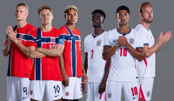 Jadwal Siaran Langsung Norwegia vs Inggris di Perempat Final Piala Dunia 2026, Kick Off Jam Berapa?