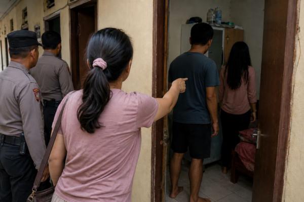 Viral Istri Gerebek Suami Bersama Perempuan dalam Kamar Kos di Jombang, Ini Kata Polisi