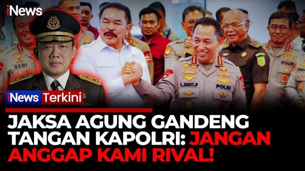 Momen Jaksa Agung Gandeng Tangan Kapolri, Usai Heboh Kasus Febrie Adriansyah: Jangan Anggap Kami Rival!