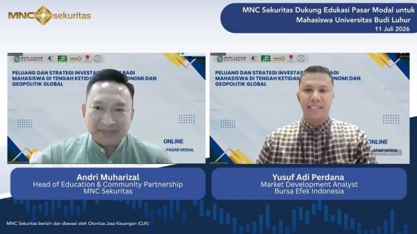 MNC Sekuritas Dorong Literasi Pasar Modal Mahasiswa Universitas Budi Luhur dengan Kegiatan Ini