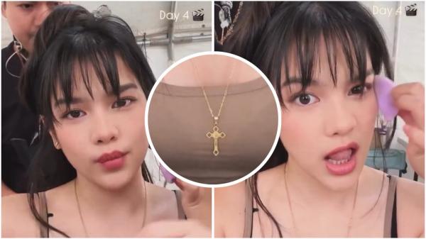 Viral Davina Karamoy Pakai Kalung Salib Dituduh Pindah Agama, Ini Faktanya!