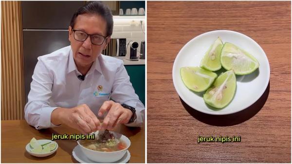Kebiasaan Orang Makassar Ini Dipuji Menkes, Setiap Makan Pakai Jeruk Nipis!