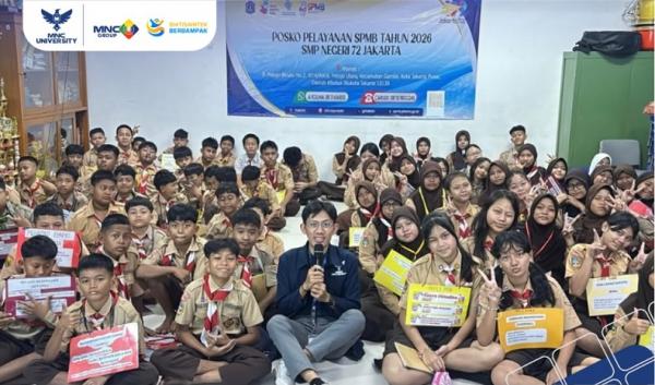 MPLS, MNC University Ajak Siswa SMPN 72 Jakarta Bijak Gunakan Media Sosial