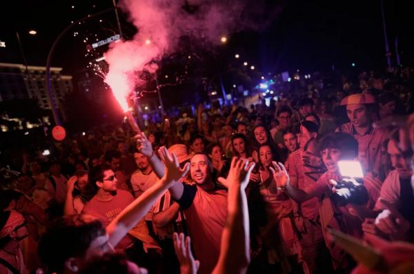 Perayaan Juara Spanyol Makan Korban, Remaja 13 Tahun Tewas gegara Air Mancur Roboh