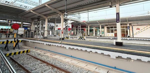 KAI Commuter Tutup Sementara Peron 4 dan 5 Stasiun Bogor untuk Pemasangan Kanopi