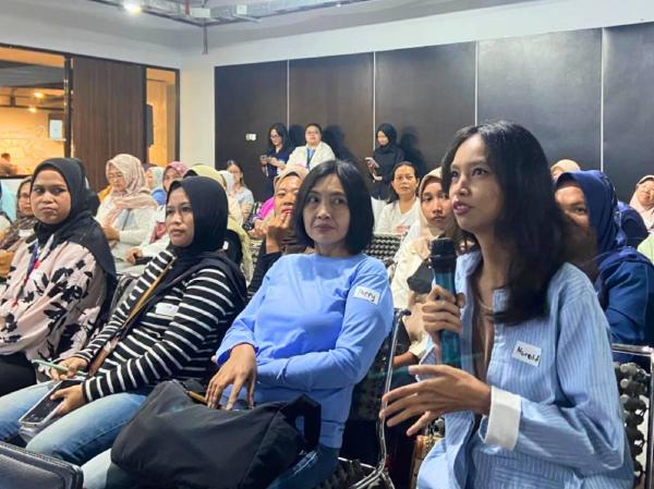 Perempuan diajak melek keuangan Peserta Workshop Literasi Keuangan Keluarga antusias. (Foto: Istimewa)