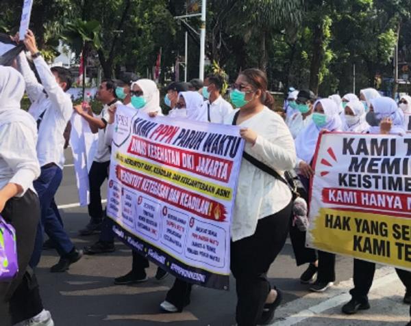 Demo di Balai Kota, APKSI Tuntut Gaji Ke-13 dan Pengangkatan PPPK Penuh Waktu