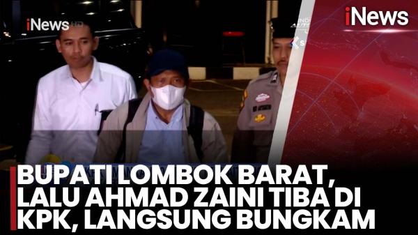 Tiba di Gedung Merah Putih Langsung Bungkam, Bupati Lombok Barat Bawa Tas Hitam Usai Terjaring OTT KPK