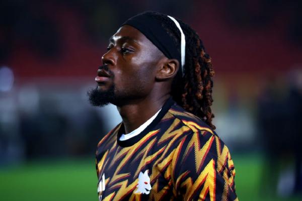 Gelandang AS Roma, Manu Kone. Gelandang AS Roma, Manu Kone. (Foto: Football Italia)