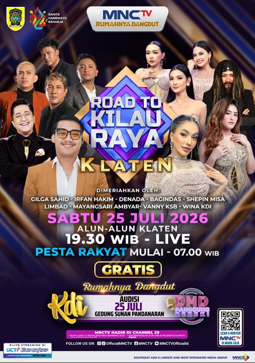 Pesta Rakyat Road to Kilau Raya di Klaten. (Foto: MNCTV)