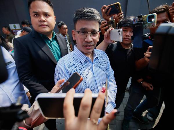 Artis Ruben Onsu berharap mediasi dengan Sarwendah membuahkan hasil terbaik untuk anak-anak. (Foto: Aldhi Chandra)