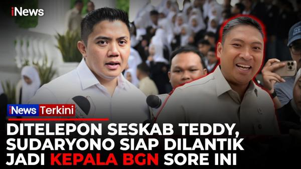 Jelang Dilantik Jadi Kepala BGN, Sudaryono Ungkap Telepon dari Seskab Teddy