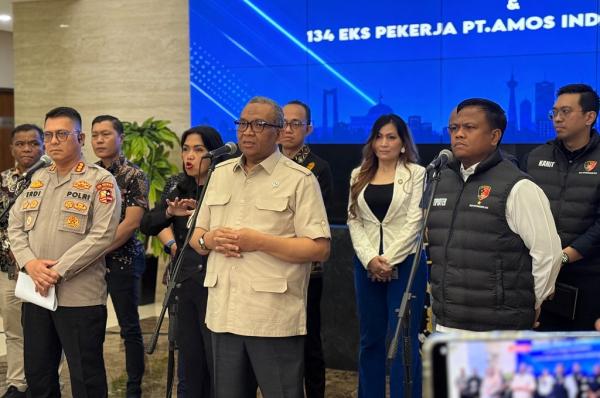 Usai Dimediasi Polri-Kemnaker, 134 Buruh yang di-PHK PT Amos Dapat Pesangon Rp12,7 Miliar