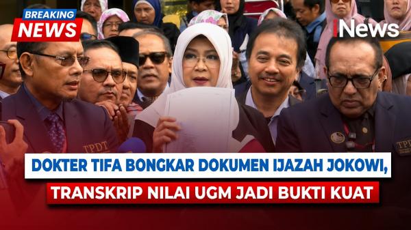 Dokter Tifa Buka 709 Dokumen Ijazah Jokowi, Transkrip Nilai UGM Jadi Bukti Tak Terbantahkan