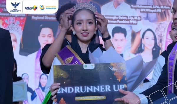 Bangga! Mahasiswi Sains Komunikasi MNC University Raih Runner Up 2 Putri Budaya Banten 2026