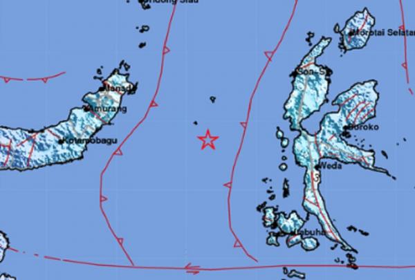Gempa Terkini M5,8 Guncang Ternate Malut Pagi Ini, Getaran Terasa hingga Manado