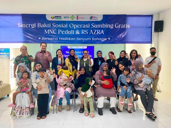 5.000 Lebih Operasi Bibir Sumbing Gratis Telah Diberikan MNC Peduli dan Yayasan Jalinan Kasih