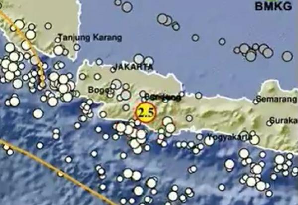 Gempa Hari Ini Guncang Bandung Berpusat di Darat, Cek Magnitudonya!