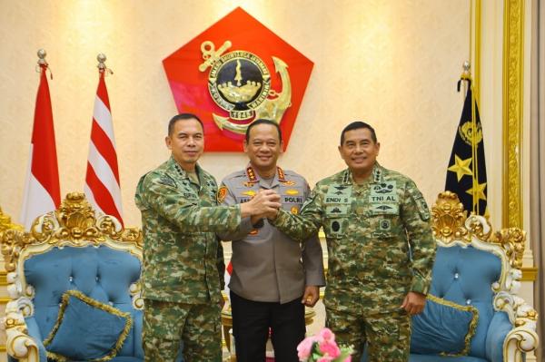 Kapolda Metro dan Pangdam Jaya Temui Pangkormar, Perkuat Sinergi Jaga Stabilitas Keamanan Jakarta