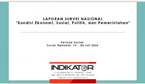 Indikator Politik Bantah Dokumen Hasil Survei Juli 2026 terkait Capres hingga MBG: Bukan Rilis Resmi