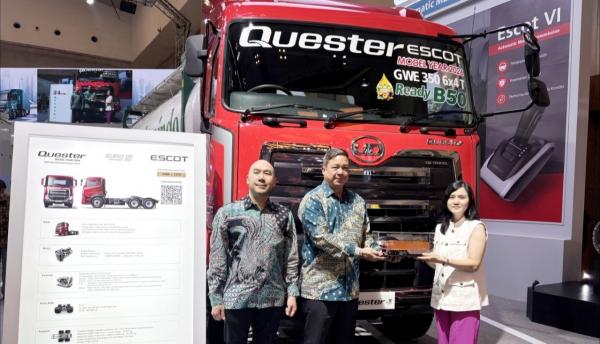UD Trucks Luncurkan Quester Model 2026 di GIIAS, Bisa Minum B50